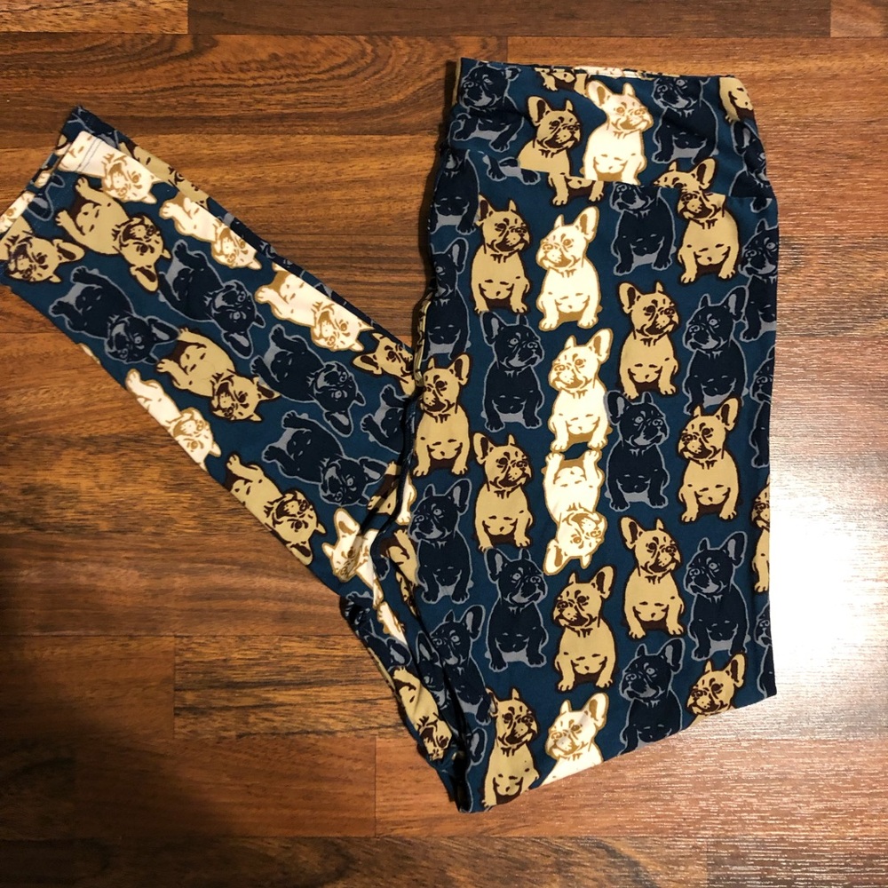 TC LuLa Roe Bulldog leggings